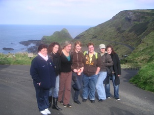 At the Giant's Causeway