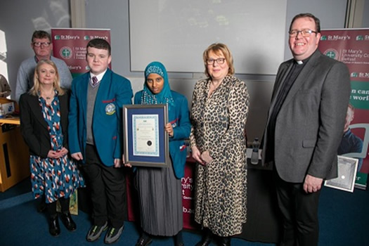 Recipients from All Saints College, Belfast 