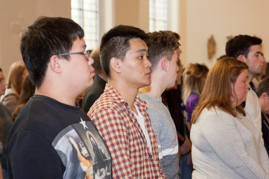 Students from the College's partner institution in China