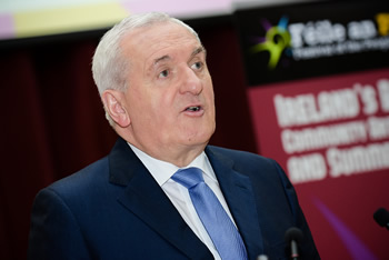 Bertie Ahern, Former Taoiseach and one of the keynote speakers for the Good Friday Agreement - 20 Years On, Féile event