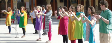 St Mary’s and Stranmillis Students lead an Assembly in Sneha School