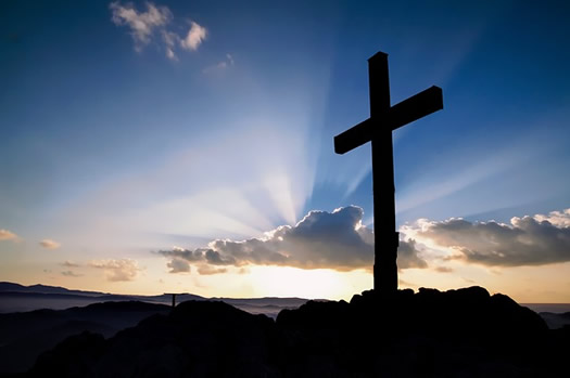 Easter Cross on a hill