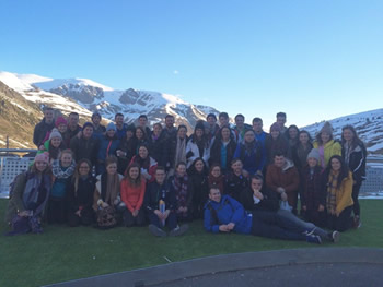 St Mary's students in Andorra