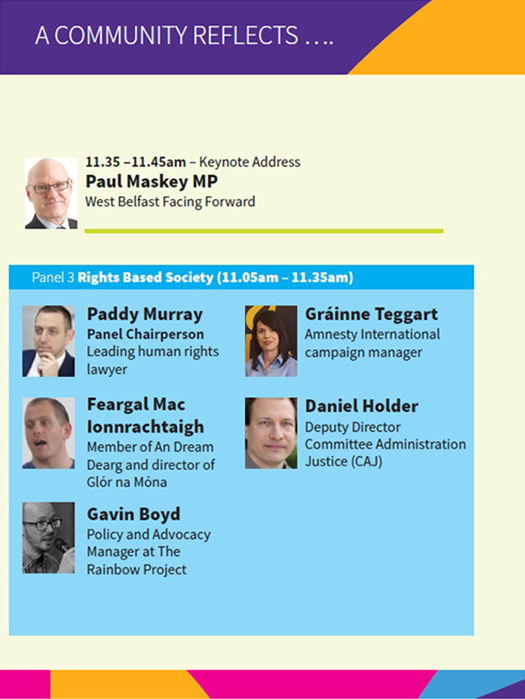 Good Friday Agreement 20 Years On - Timetable Panel 3