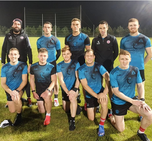 St Mary’s graduates with the Tyrone Senior Football Team