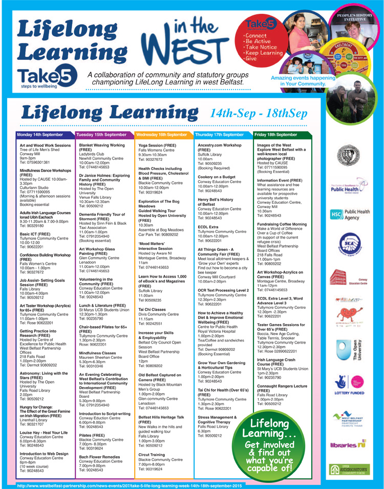 Lifelong Learning Flyer